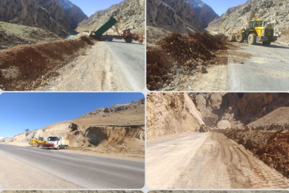 ایمن سازی محور سه‌راهی کاج به جونقان در چهارمحال و بختیاری