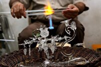 احیای هنر ۲۵۰۰ ساله شیشه‌گری در دل حمام تاریخی قزوین