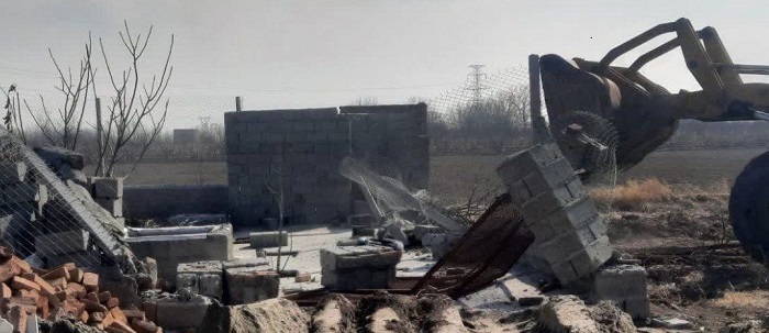 قلع و قمع ۳۹ بنای غیرمجاز در میاندوآب