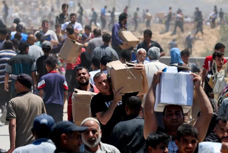 شهادت ۲۷ فلسطینی در مناطق توزیع کمک‌ها در غزه