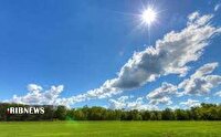 آسمان صاف همراه با وزش باد در قم