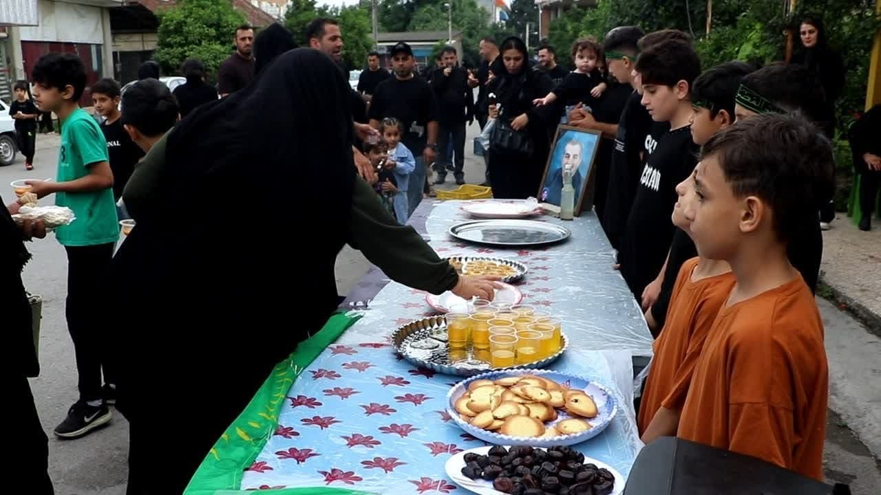 برپایی موکب توسط کودکان و نونهالان روستای خطیر کلا قائم شهر