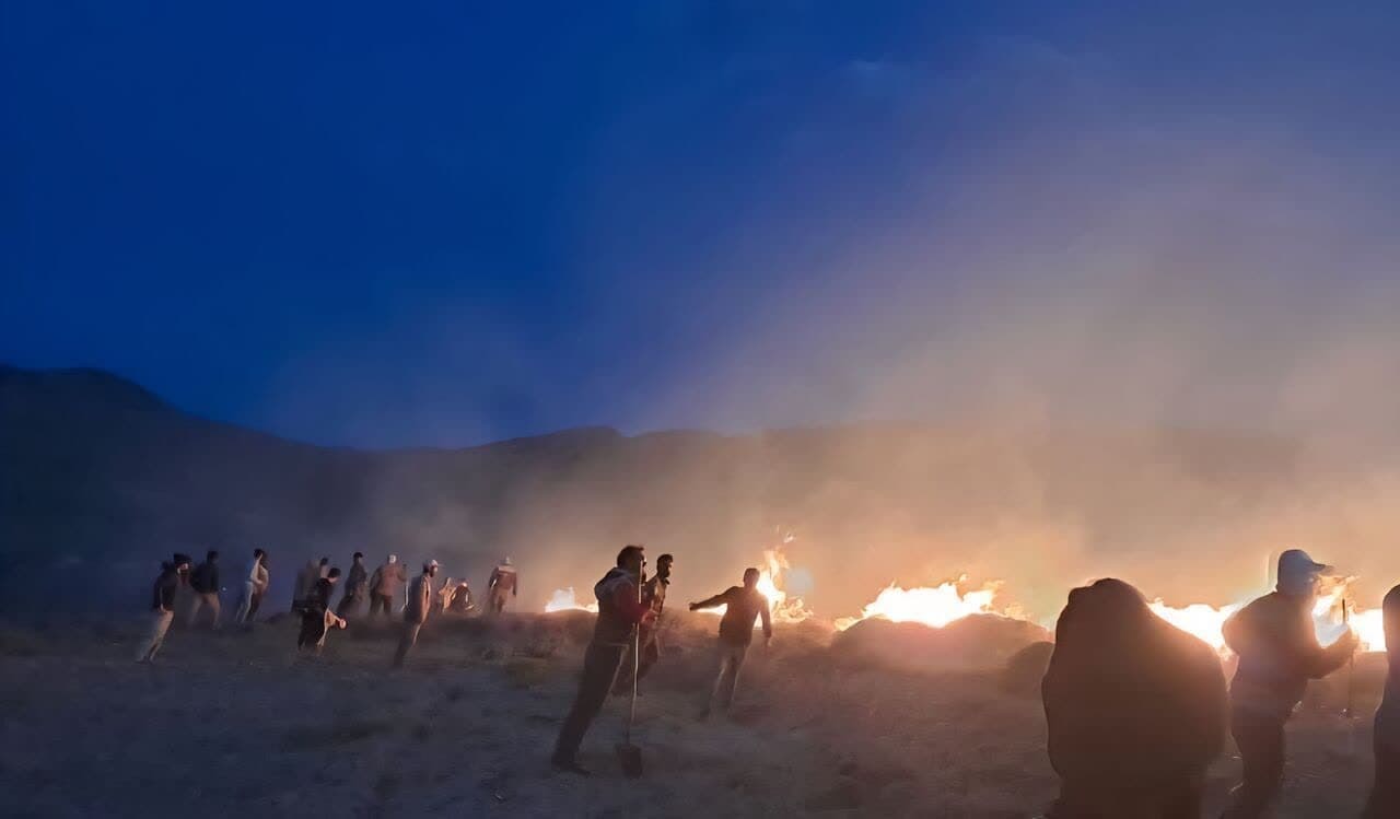 آتش سوزی جنگل هاور خراسان شمالی مهار شد