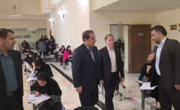 بازدید استاندار از روند برگزاری آزمون سراسری