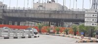 گلایه شیرازی‌ها از اجرای کند عملیات مقاوم سازی پل شهیدان