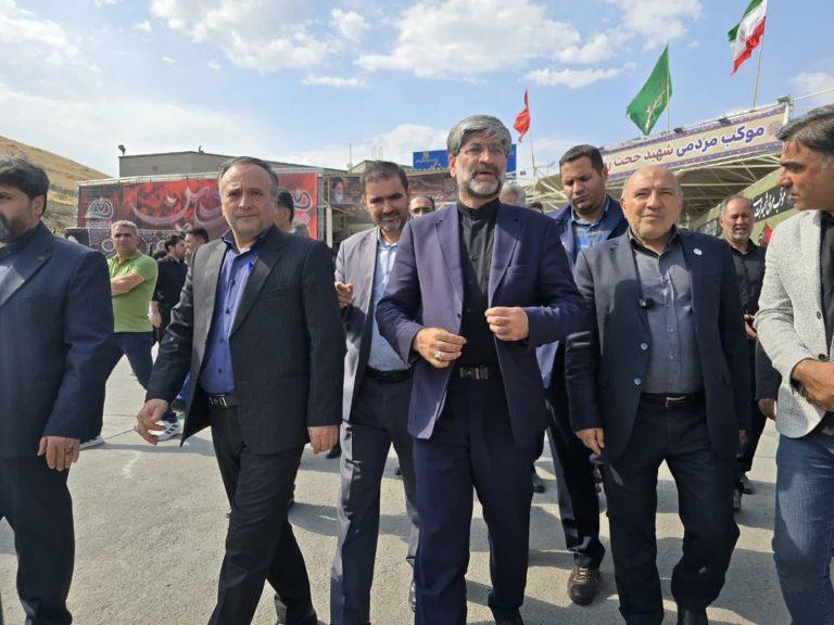 بازدید میدانی رئیس کل دادگستری‌آذربایجان غربی از ورود زائران اربعین خارجی