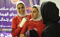 رقابت سهیلا منصوریان از کیش با نماینده برمودا در جام جهانی ووشو