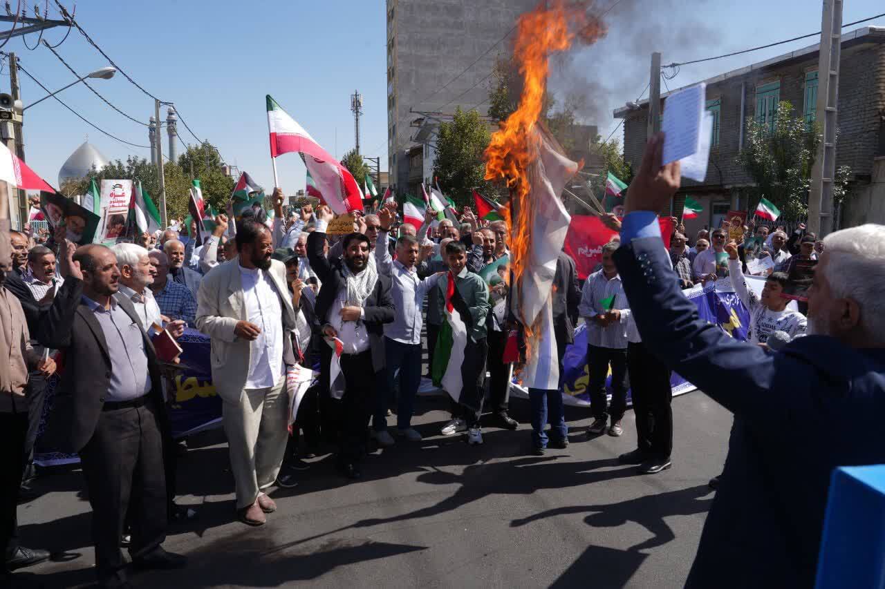 فریاد مرگ بر اسرائیل مردم غیور ارومیه