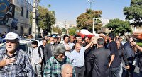 تشییع پیکر جانباز ۷۰ درصد البرزی