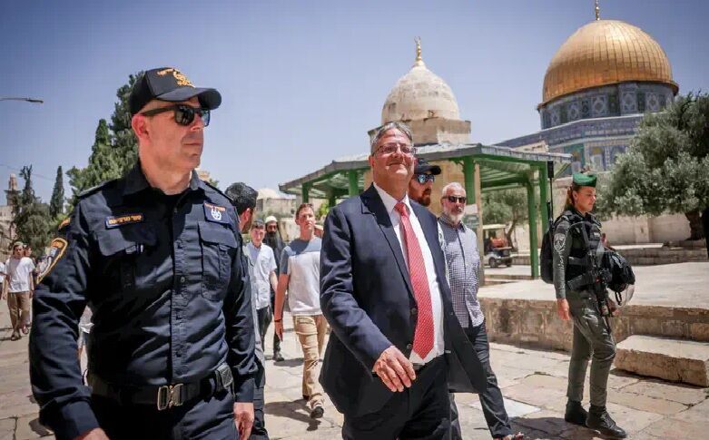 توهین وزیر تندروی صهیونیست به مسجد الاقصی