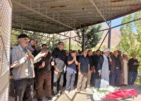 پدر شهید معصومه عظیمی آسمانی شد