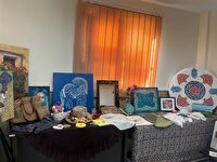 نمایشگاه هنر دست بهبودیافتگان اختلالات روان برپا شد