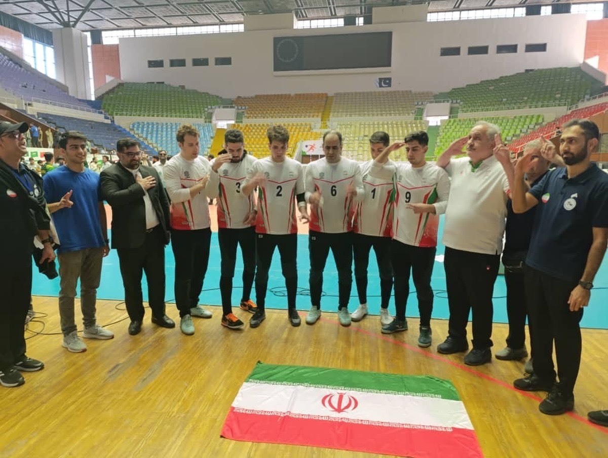 ملی پوشان گلبال ایران بر بام آسیا ملی پوشان گلبال ایران بر بام آسیا