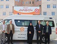 واگذاری یک دستگاه موبایل‌ون کاهش آسیب به بهزیستی اردبیل