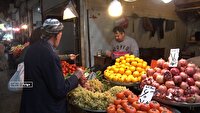 رونق بازار میوه‌های پاییزی در بازار مهاباد