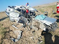 ۲ فوتی و ۳ مصدوم در تصادف جاده مغان