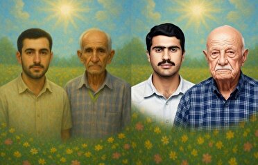 آسمانی شدن دو پدر شهید در سیاهکل آسمانی شدن دو پدر شهید در سیاهکل