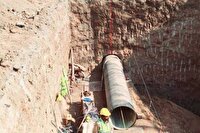 بهره برداری و شروع اجرای دو طرح توسعه فاضلاب در خرمشهر