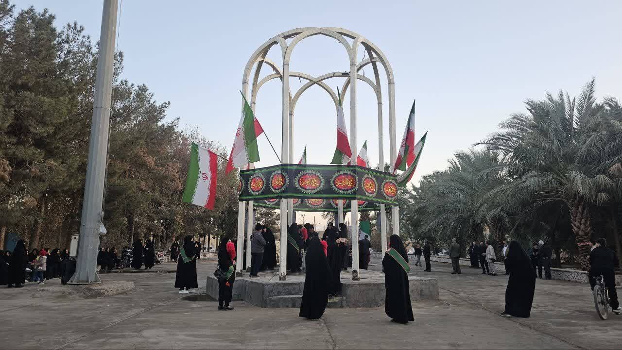 برگزاری نخستین سالگرد تدفین شهید گمنام پیرمراد بافق