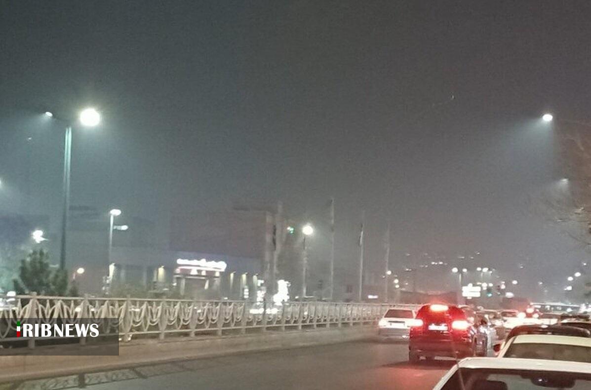 وضعیت بنفش هوای کلانشهر تبریز وضعیت بنفش هوای کلانشهر تبریز