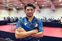 نشان برنز آرشام رمضانی در پاراتنیس روی میز