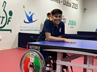 بازی‌های پارا آسیایی جوانان؛ سومین برنز پاراتنیس روی میز ایران برای بنیامین وحیدی