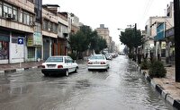 آبگرفتگی معابر شهری در آبادان