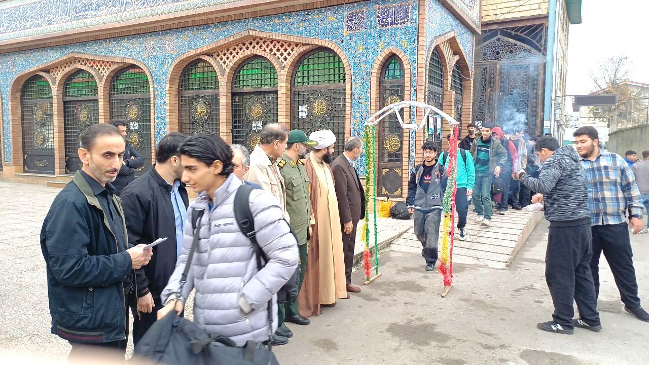 اعزام کاروان راهیان نور دانش آموزی از بخش‌های سنگر و کوچصفهان