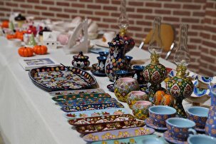نمایشگاه دست‌سازه‌های سفال و سرامیک یلدایی در اردبیل برپا شد
