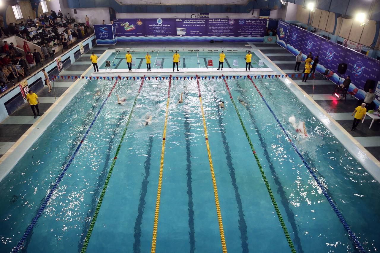 پایان مسابقات شنای جام ولایت با قهرمانی تیم استخر شهید حججی مشهد