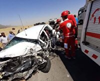 جان باختن ۳ سرنشین خودرو در پی واژگونی خودروی دنا در جاده سرچم