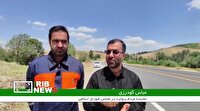 بازدید نماینده بروجرد از طرح تعریض و آسفالت جاده ونایی