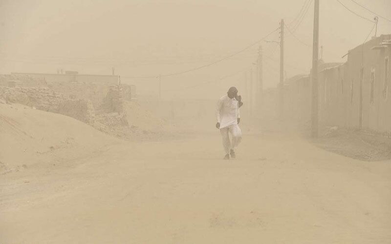طوفانی با سرعت ۱۱۹ کیلومتر بر ساعت زابل را درنوردید