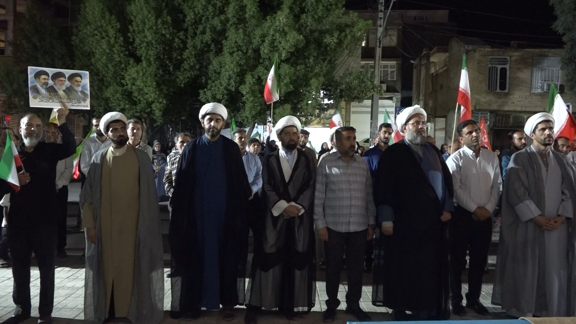 برگزاری مراسم سالگرد شهدای جنگ ۱۲ روزه در حاجی آباد