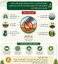 ممنوعیت سوزاندن بقایای گیاهی در چهارمحال و بختیاری