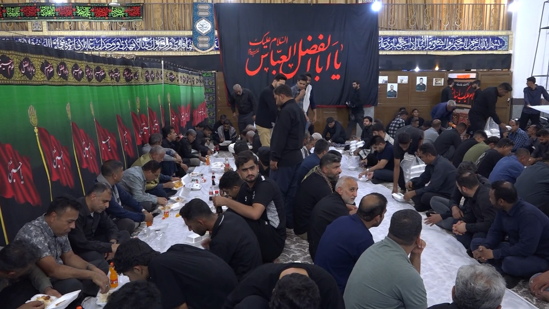 برپایی هفت موکب در حاجی آباد هرمزگان