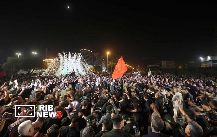 برگزاری مراسم عزاداری رهبر مجاهد و شهید انقلاب در کیش