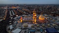 پیکر رهبر شهید انقلاب وارد کربلای معلی شد