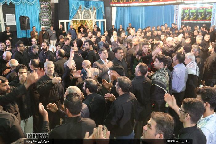 مراسم عزاداری حسینیه ثار الله خرم آباد