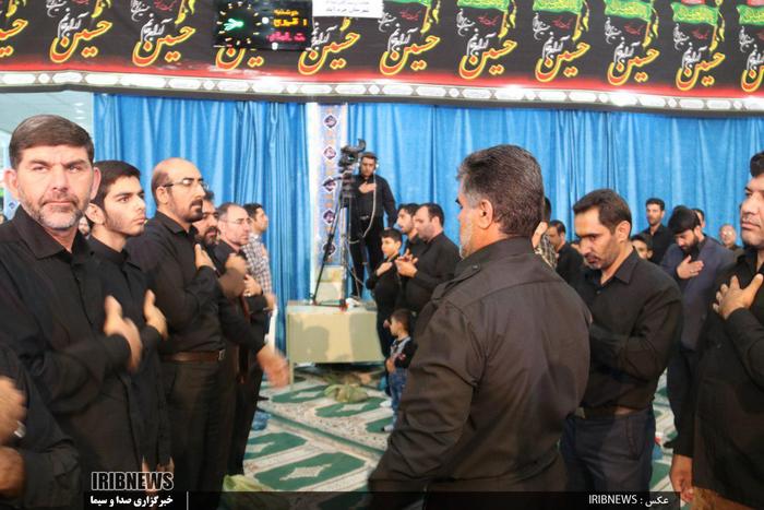 مراسم عزاداری حسینیه ثار الله خرم آباد