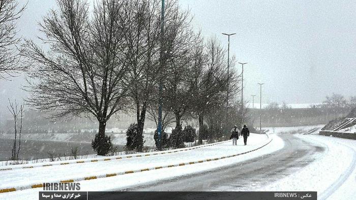 روز برفی اردبیل