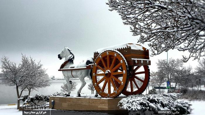 روز برفی اردبیل