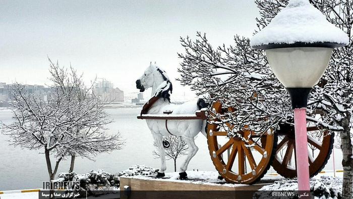 روز برفی اردبیل