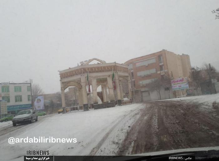 روز برفی اردبیل