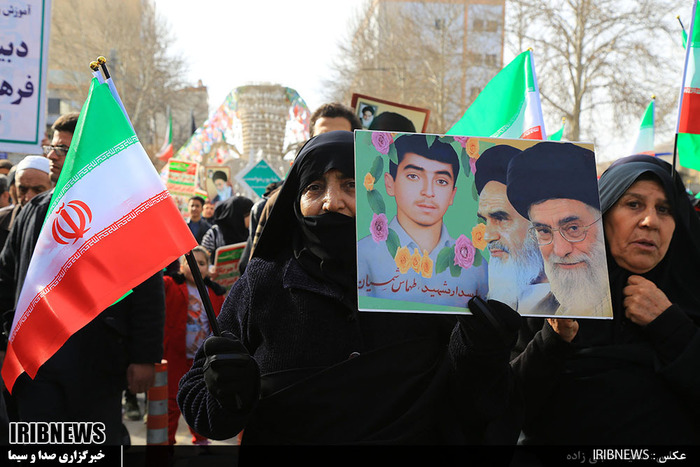 شکوه حضور مردم خرم آباد در راهپیمایی یوم الله 22 بهمن 96