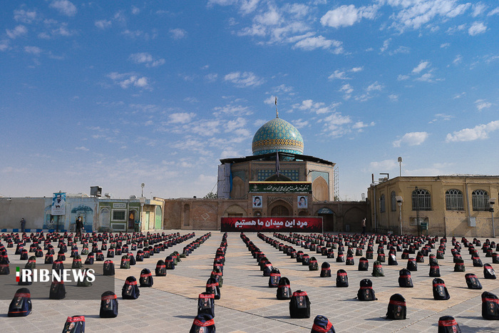 اهدای ۱۰ هزار بسته لوازم التحریر به دانش آموزان نیازمند قزوین